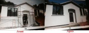 Maison avec revêtement acrylique